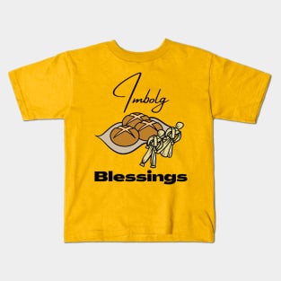 Imbolg Blessings Celtic Goddess Brigid Kids T-Shirt